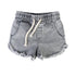 Minikid Vintage Grey Jean Raw Shorts